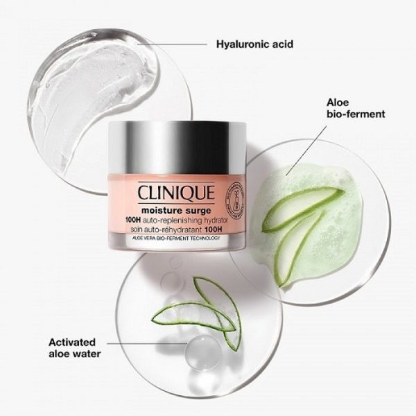 ژل کرم آبرسان ۱۰۰ ساعته کلینیک (Clinique Moisture Surge 100H Auto-Replenishing Hydrator) – حجم ۱۲۵ میل - Image 3