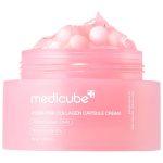 کرم کلاژن مدیکیوب صورتی مدل PDRN Pink Collagen Capsule Cream medicube حجم 55 گرم