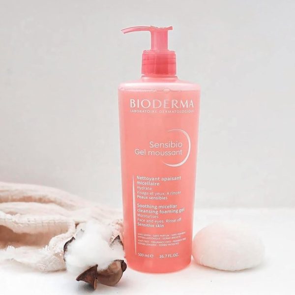 ژل شستشوی بایودرما Sensibio Gel Moussant bioderma  مخصوص پوست حساس – ۵۰۰ میل - Image 2