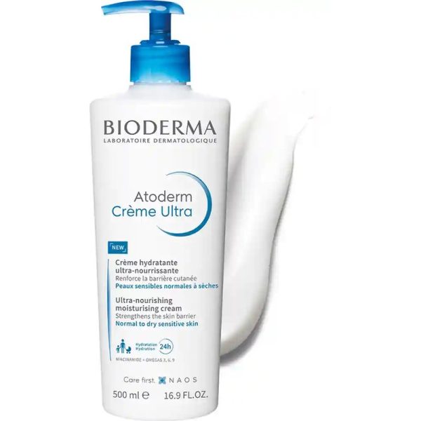 کرم مرطوب‌کننده بایودرما bioderma Atoderm Crème مناسب پوست خشک و حساس – ۵۰۰ میل - Image 2