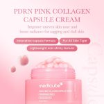 کرم کلاژن مدیکیوب صورتی مدل PDRN Pink Collagen Capsule Cream medicube حجم 55 گرم - Image 2