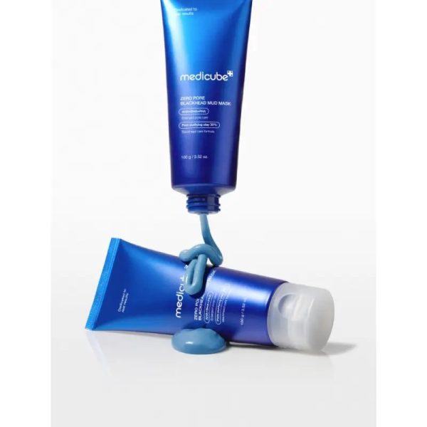 ماسک خاک رس پاک‌کننده منافذ و جوش‌های سرسیاه مدیکیوب مدل Medicube Zero Pore Blackhead Mud Mask حجم 100 گرم - Image 2