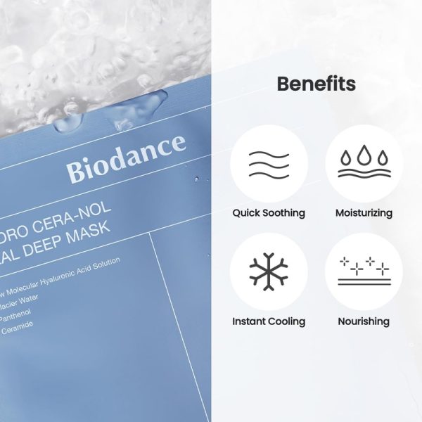 ماسک بیو کلاژن آبرسان عمیق بایودنس (آبی) Biodance Bio-Collagen Real Deep Moisture Mask - Image 2