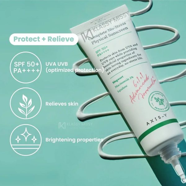 کرم ضد آفتاب فیزیکال بدون استرس اکسیس وای (axis-y Complete No-Stress Physical Sunscreen) - Image 3