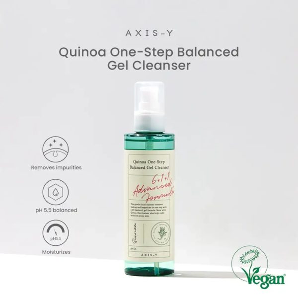 ژل شستشوی صورت کوینوا اکسیس-وای (AXIS-Y Quinoa One-Step Balanced Gel Cleanser) - Image 3