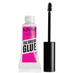ژل فیکس کننده ابرو نیکس مدل The Brow Glue رنگ بلک / مدیوم براون حجم ۵ گرم  NYX The Brow Glue Instant Brow Styler – Black 5g