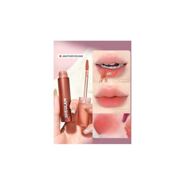 رژ لب مات شیگلم مدل Soft Haze Lip Blur شماره Soft Hazel حجم ۲.۶ گرم SHEGLAM Soft Haze Lip Blur – Soft Hazel - Image 2