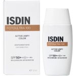 ضدآفتاب رنگی ایزدین مدل Active Unify Fusion Fluid Color SPF 50+ | ISDIN Fotoprotector Active Unify Fusion Fluid Color SPF50+