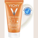 ضد آفتاب ویشی مدل Vichy Capital Soleil SPF 50 مخصوص پوست چرب و مختلط حجم ۵۰ می