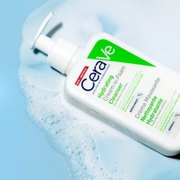 ژل شستشوی صورت سراوی مدل cerave Hydrating Cleanser مخصوص پوست خشک تا نرمال حجم 473 میل - Image 3