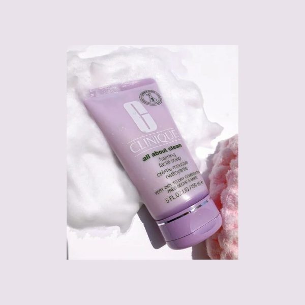 فوم شستشوی کلینیک مدل Clinique All About Clean (بنفش) - Image 3