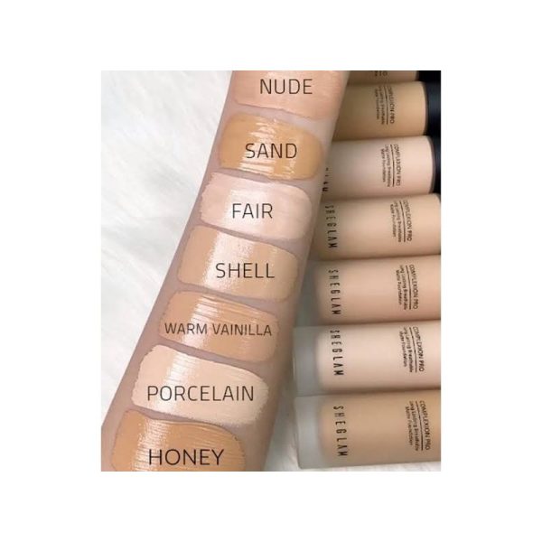 پنکک شیگلم مدل Skin-Focus بافت مخملی، ماندگاری بالا و پوشش کامل SHEGLAM Skin-Focus Full Coverage Powder Foundation - Image 2