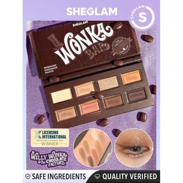 پالت سایه چشم شیگلم مدل Wonka Bar مجموعه ۹.۲ گرم SHEGLAM Wonka Bar Eyeshadow Palette - Image 2
