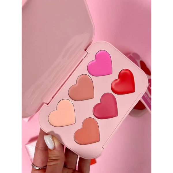 پالت رژگونه کرمی شیگلم مدل Flush Crush بسته‌بندی صورتی روشن حجم ۱۲ گرم  SHEGLAM Flush Crush Cream Blush Palette – Pink Edition - Image 2
