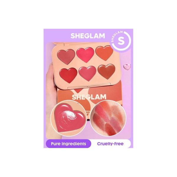 پالت رژگونه کرمی شیگلم مدل Flush Crush حجم ۱۲ گرم  SHEGLAM Flush Crush Cream Blush Palette - Image 2