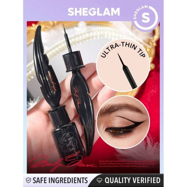 خط چشم مایع شیگلم مدل A Poet’s Lover حجم ۷.۵ میلی‌لیتر  SHEGLAM A Poet’s Lover Liquid Eyeliner – 7.5ml - Image 2