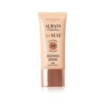کرم پودر مات بورژوا مدل Always Fabulous Air Mat شماره 02 رنگ Vanilla حجم ۳۰ میلی‌لیتر  Bourjois Always Fabulous Air Mat Foundation 24H – Shade 02 Vanilla – 30ml