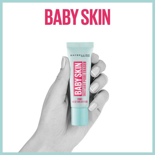 پرایمر ژله‌ای بیبی اسکین میبلین Maybelline New York Baby Skin Instant Pore Eraser Primer - Image 2