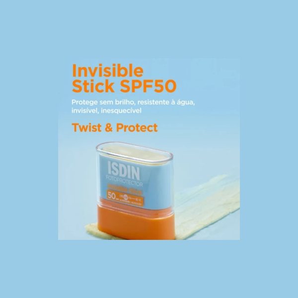 استیک ضد آفتاب ایزدین مدل Isdin Invisible Stick SPF 50 مناسب انواع پوست - Image 2