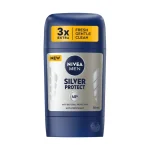 مام استیک ضدتعریق مردانه نیوآ مدل Silver Protect حجم 50 میلی‌لیتر NIVEA MEN Silver Protect Deodorant Stick 50ml