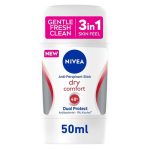 مام استیک ضدتعریق نیوآ مدل Dry Comfort حجم 50 میلی‌لیتر NIVEA Dry Comfort Anti-Perspirant Stick 50ml