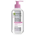 ژل شستشوی صورت میسلار گارنیر مناسب پوست حساس Garnier SkinActive Micellar Cleansing Gel Wash حجم ۲۰۰ میل