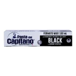 خمیردندان زغالی پاستا دل کاپیتانو مدل Black حجم 100 میل | Pasta del Capitano Black Charcoal Toothpaste