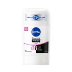 مام استیک ضدتعریق نیوآ مدل Black & White Invisible Clear حجم 50 میلی‌لیتر  NIVEA Black & White Invisible Clear Anti-Perspirant Stick 50ml