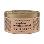 ماسک مو او جی ایکس حاوی کراتین برزیلی حجم ۱۶۸ گرم (OGX Brazilian Keratin Smooth Hair Mask 168g)
