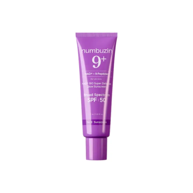 IMG_7545 ضدآفتاب نامبوزین شماره ۹ پلاس numbuzin No.9+ NAD+ Peptides Dewy Sun Essence SPF50+ PA++++ - Image 1