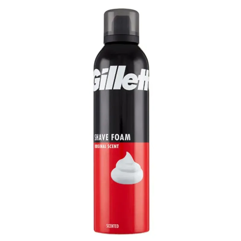 product_4 فوم اصلاح ژیلت قرمز حجم ۲۰۰ میلیلیترGillette Red Shaving Foam 200ml - Image 1