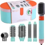 پک سشوار برس‌دار چندکاره انزو 6 کاره Complete Long Hair Styler   ENZO Complete Long Hair Styler 6 in 1 Air Styler