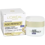 کرم شب ضدچروک و بازسازی‌کننده لورآل پاریس Age Perfect حجم ۵۰ میلی‌لیترL'Oréal Paris Age Perfect Night Cream 50ml