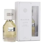 ادکلن مردانه صاحب سفید ارض الزعفران (Saheb Intense White) 70 میل– رایحه خنک، مرکباتی و چوبیSaheb Intense White Eau de Parfum – Fresh Citrus Woody Fragrance