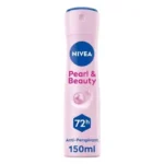 اسپری ضدتعریق زنانه نیوآ مدل Pearl & Beauty (پرل اند بیوتی) حجم 150 میلی‌لیتر  NIVEA Women Pearl & Beauty Anti-Perspirant Spray 150ml